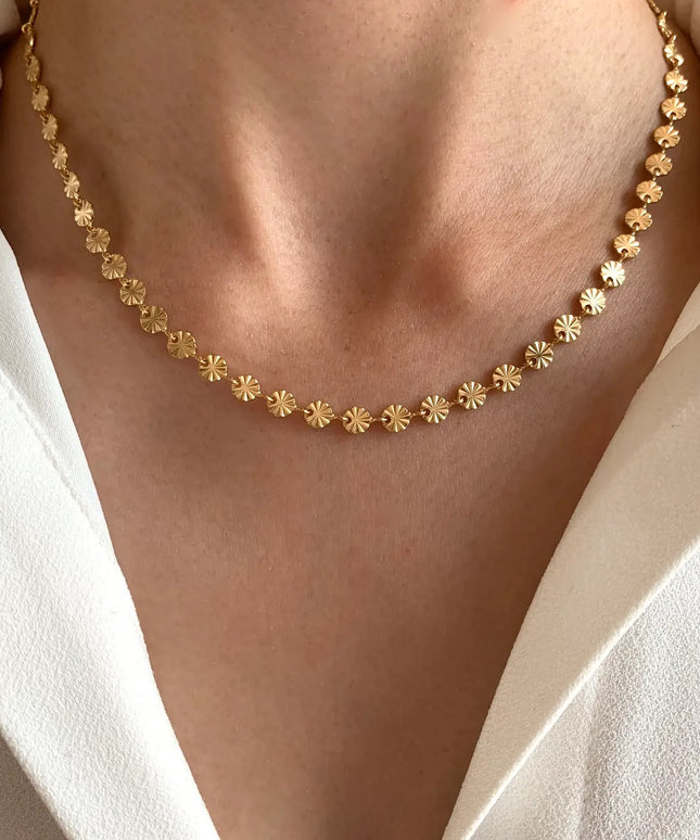 Round Tassel Necklace