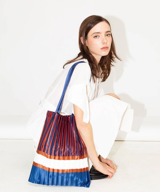 Satin Pleated Bag Chiavari