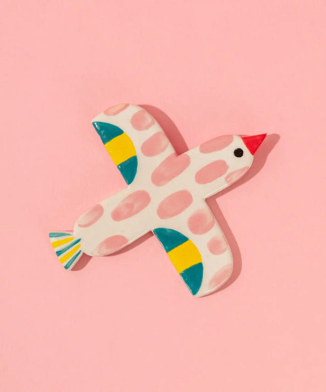 Hanging Bird in Pink