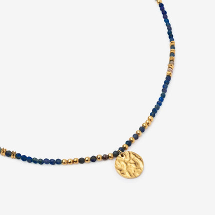 Necklace with Natural Lapis Lazuli Stones