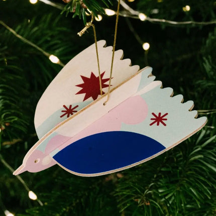Palomita Wooden Christmas Hanger