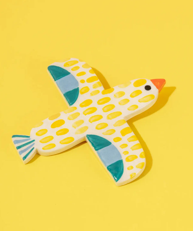 Hanging Bird in Yellow