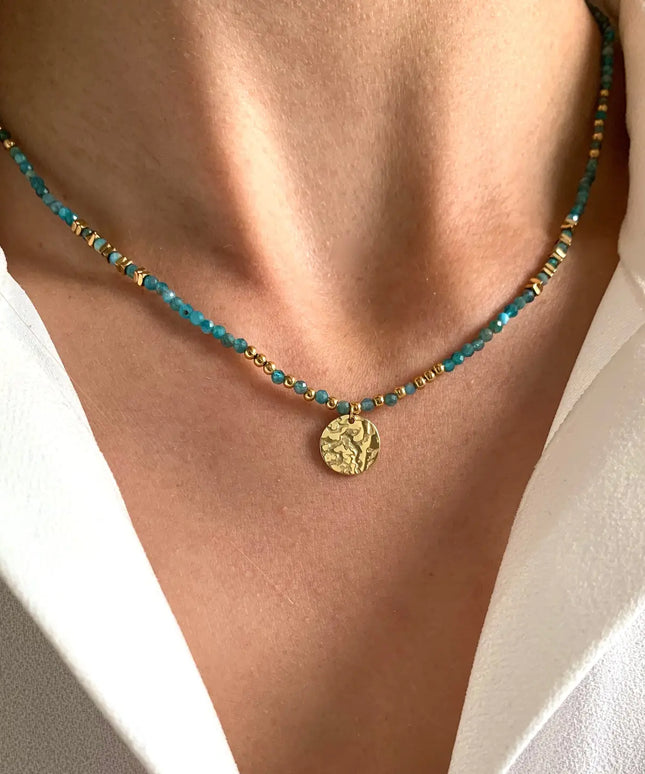 Desert Necklace with Apatite