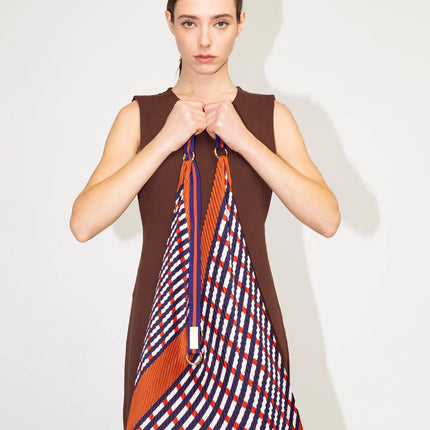 Pleated Y Multitudes Bag