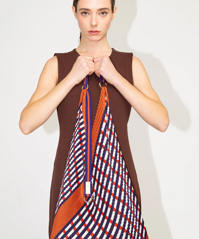 Pleated Y Multitudes Bag