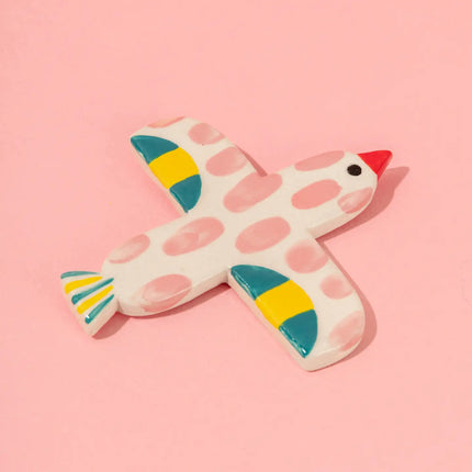 Hanging Bird in Pink