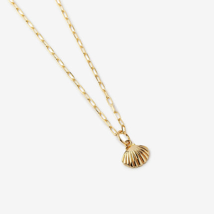 Seashell Necklace - 18k Gold