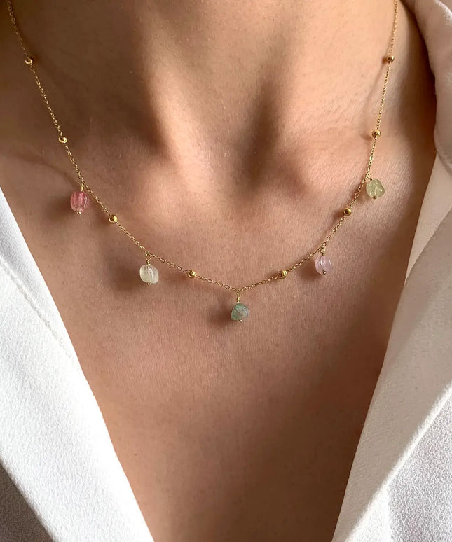 Tourmaline Stones Necklace