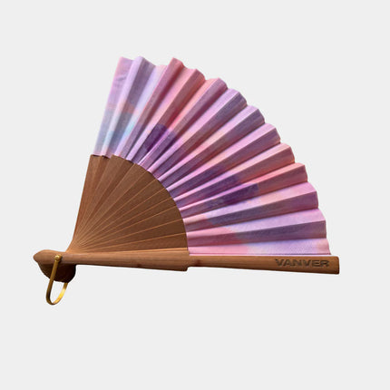 Batik Hand Fan — Textile & Wood | Decorative & Wearable Fan