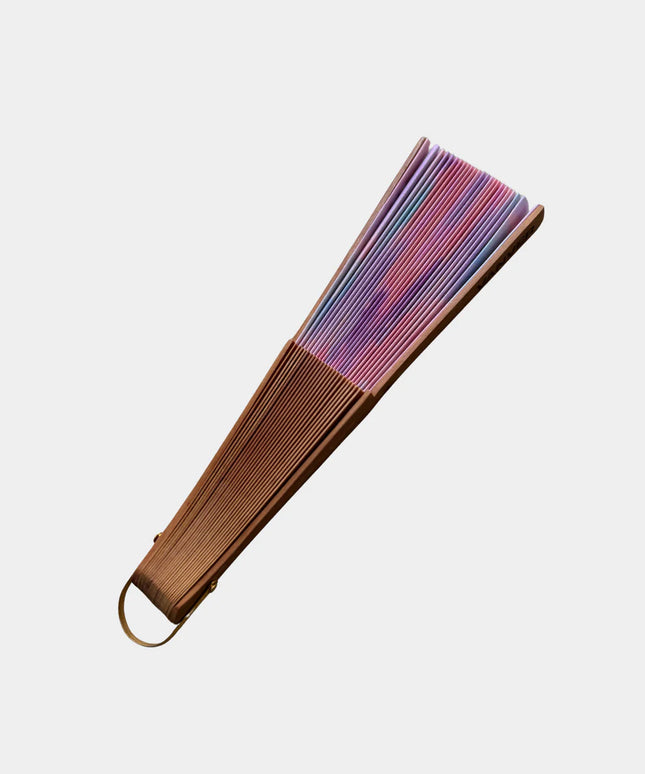 Batik Hand Fan — Textile & Wood | Decorative & Wearable Fan