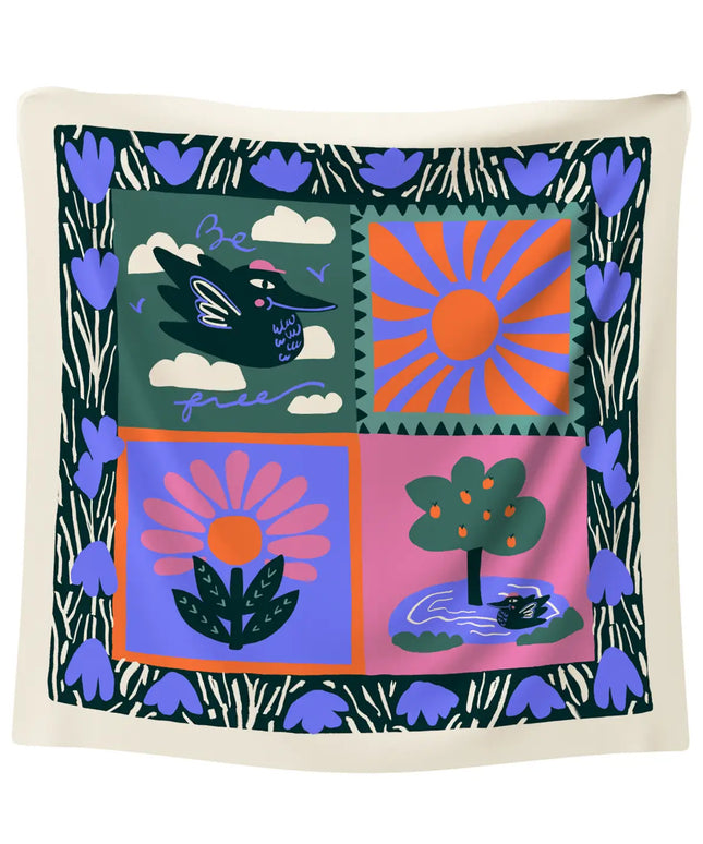 Be Free - Satin Bandana Scarf