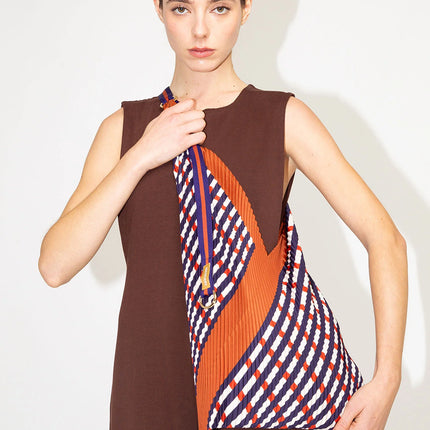 Pleated Y Multitudes Bag