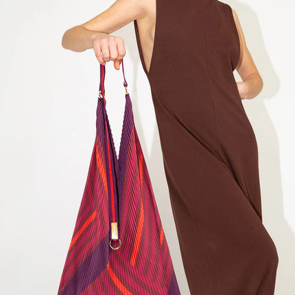 Pleated Y Multitudes Bag