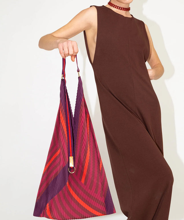 Pleated Y Multitudes Bag