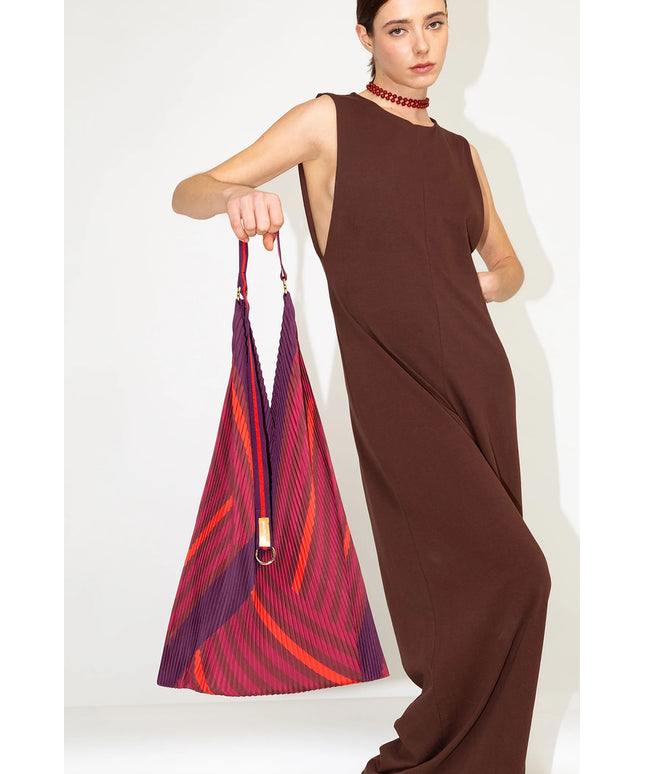 Pleated Y Multitudes Bag