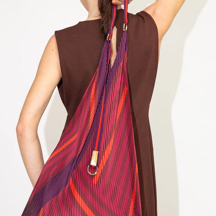 Pleated Y Multitudes Bag