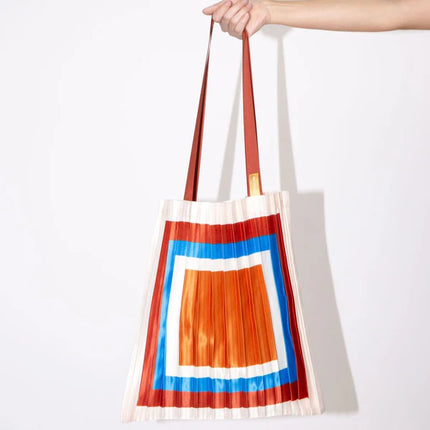 Borsa plissettata in raso Cervo