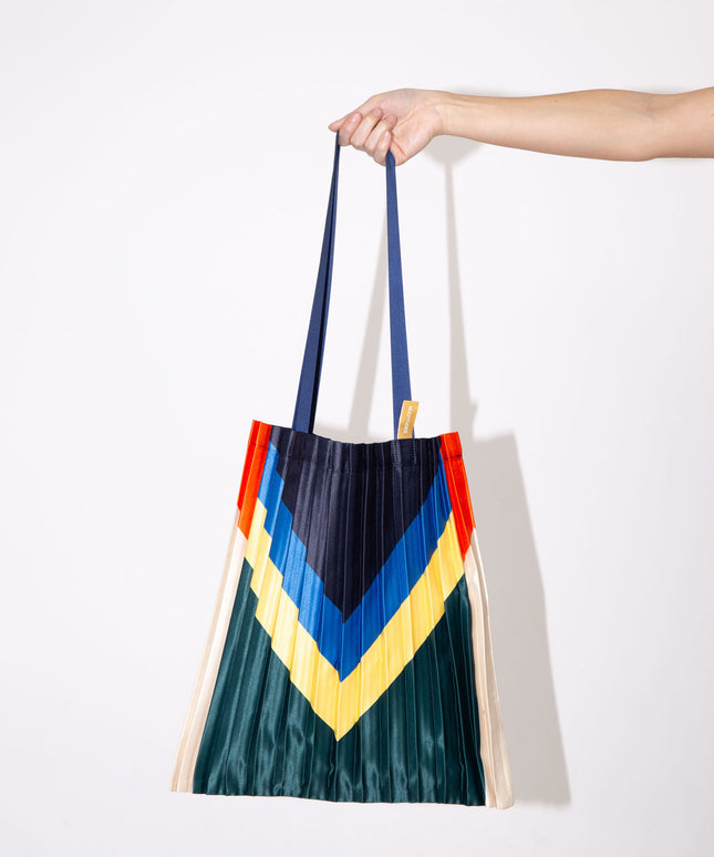 Satin Pleated Bag Rei