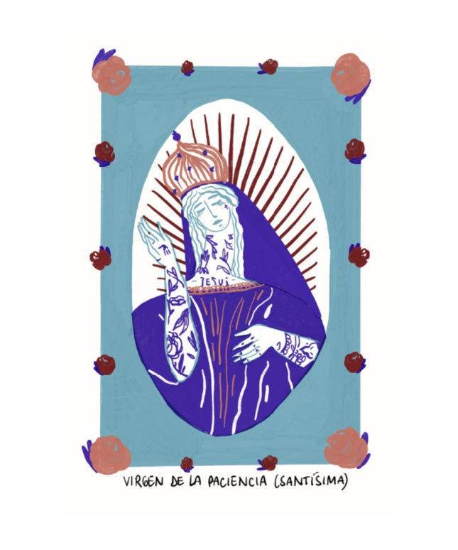 Virgen de la Paciencia – Art Print A5