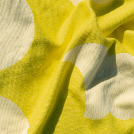 Drops Beach Towel & Blanket- Fluorescent Yellow
