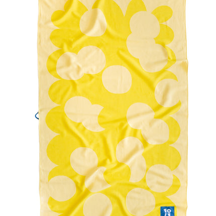 Drops Beach Towel & Blanket- Fluorescent Yellow
