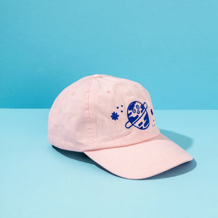 Gorra rosa claro