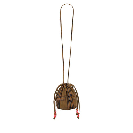 Tartan Bucket Crossbody Bag