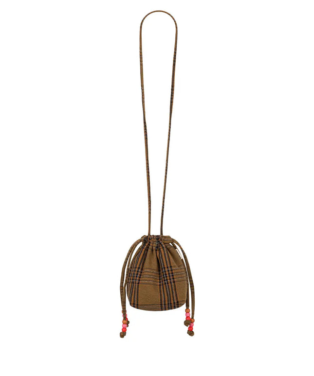 Tartan Bucket Crossbody Bag