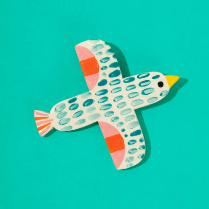 Hanging Bird in Teal